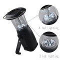 6 LED Camping Work Light Lumière solaire Cranking Dynamo Lantern